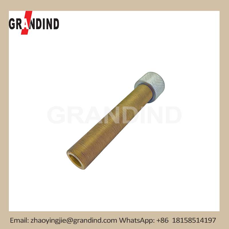 Maximice la eficiencia con un tubo roscado de latón mecanizado por CNC con tapa moleteada | Guía técnica GRANDIND®